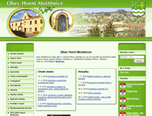 Tablet Screenshot of hornimostenice.cz